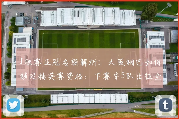 J联赛亚冠名额解析：大阪钢巴如何锁定精英赛资格，下赛季5队出征全攻略